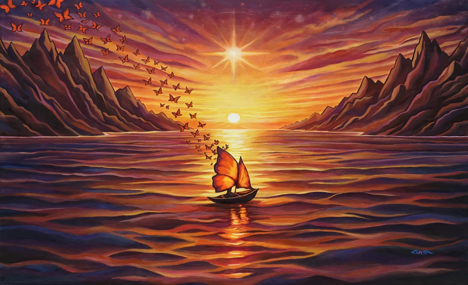 My Inner Compass painting